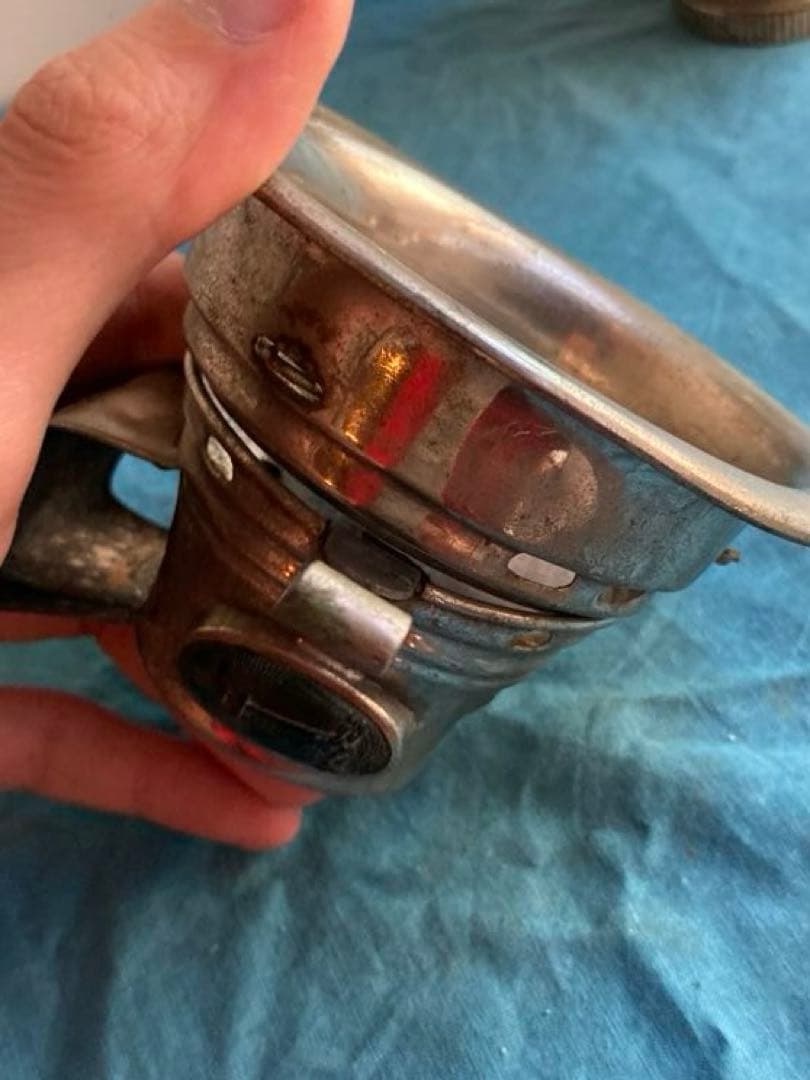 古道具　戦前　カーバイトランプ　アセチレンランプ　自転車用