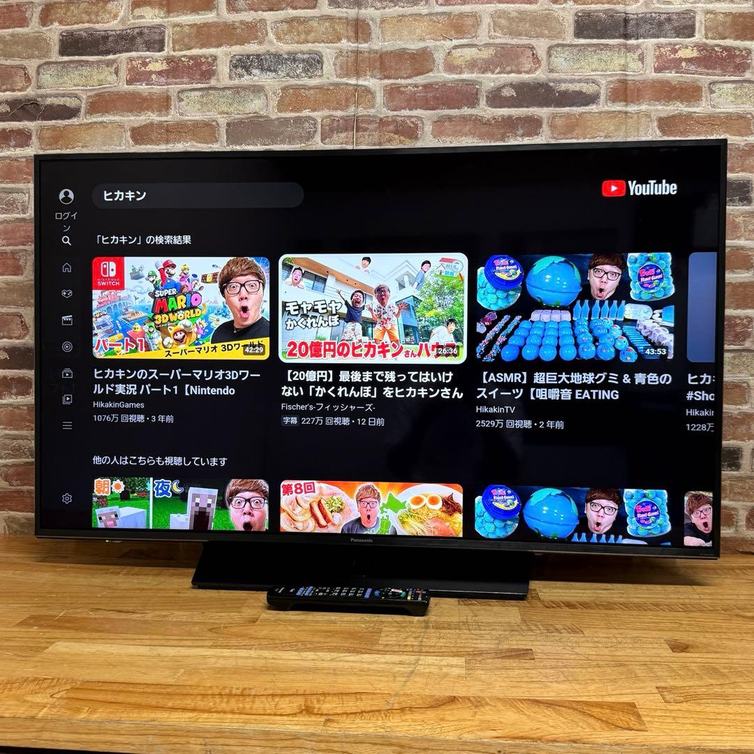 パナソニック 49V型 4K 液晶テレビ スマートビエラ TH-49HX850