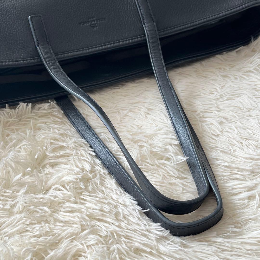 未使用級✨PELLE MORBIDA ペッレモルビダ　トートバッグ　ネイビー