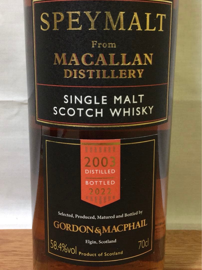 限定品 GM スペイモルト フロム マッカラン18年2001&19年2003