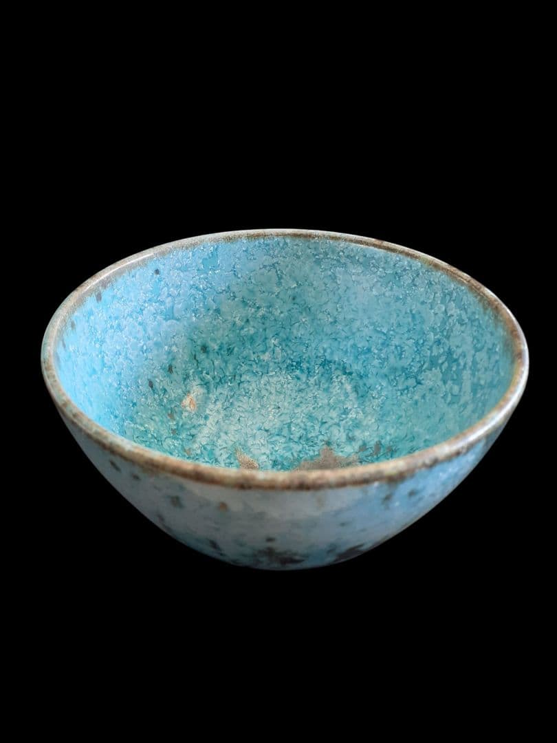 中尾哲彰作　春銀河　茶碗