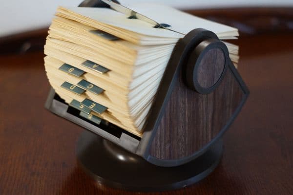 70's　OLD ROLODEX　SW35　ローロデックス 　縦　横　両回転