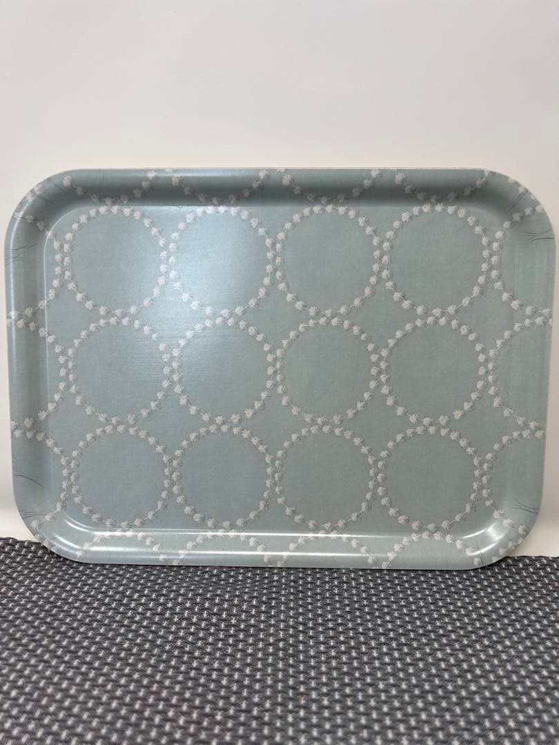 ミナペルホネン トレイ タンバリン　ライトブルー 大小 2点セット