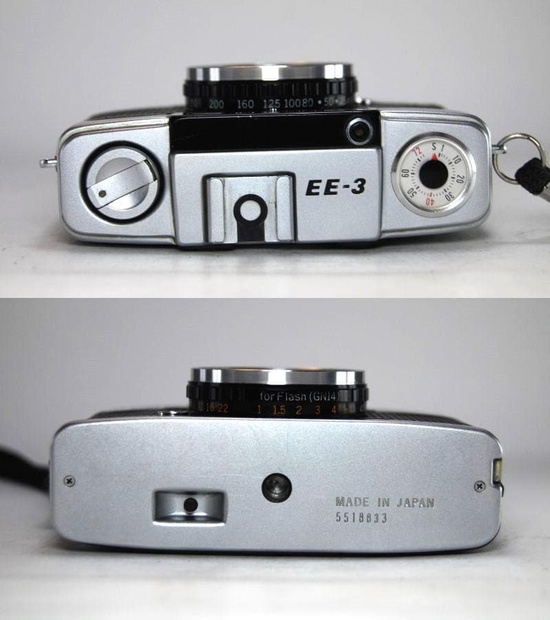 【動作確認済/モルト張替済】★OLYMPUS PEN EE3★ハーフ判 後期型