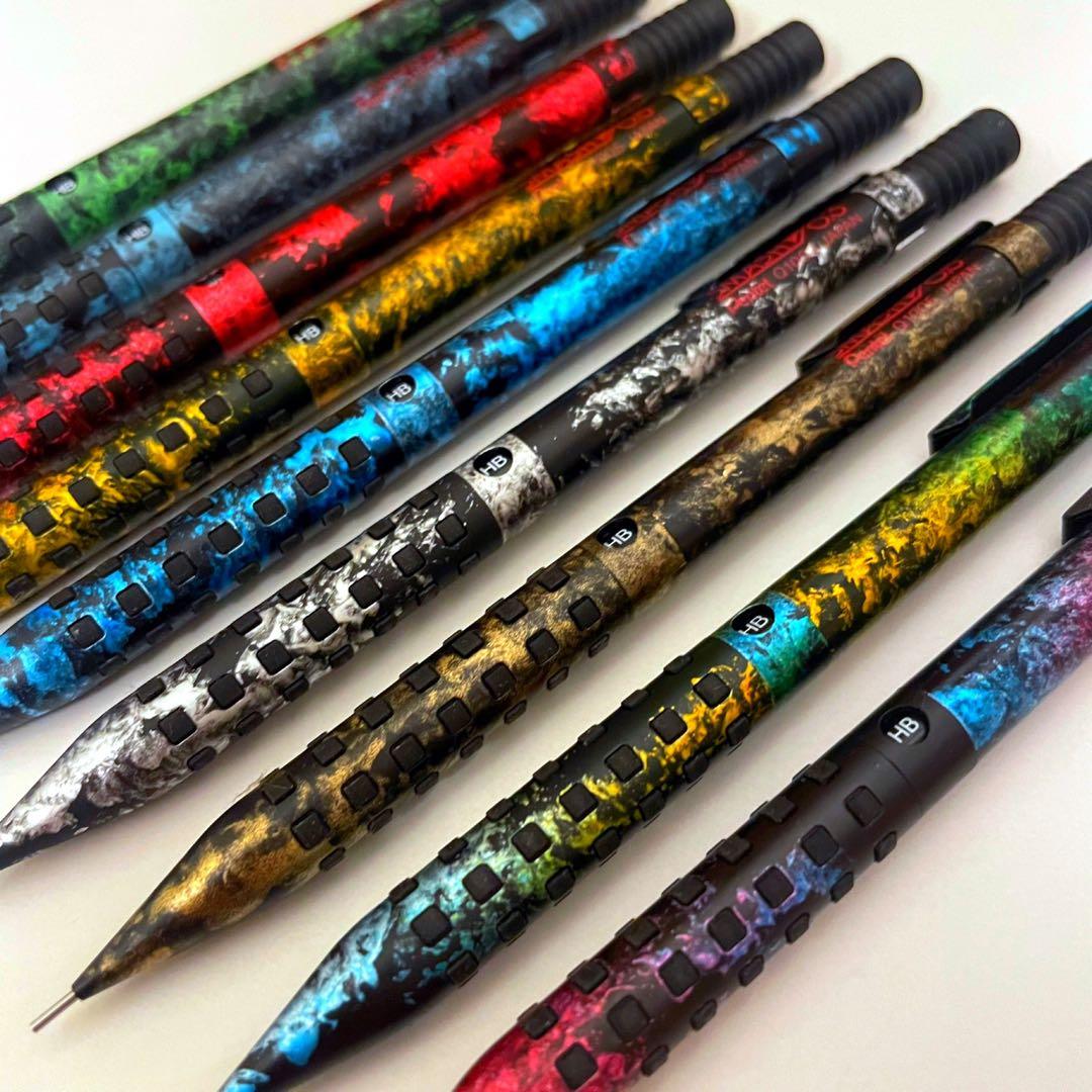 スマッシュ　ラップ塗装　シャーペン　9本セット