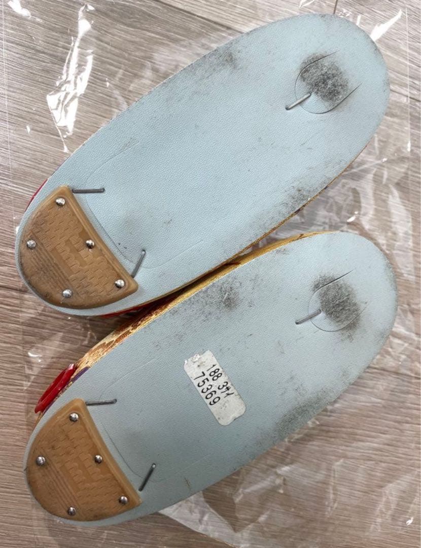 正絹 七五三　3才　セット 赤 白 鶴