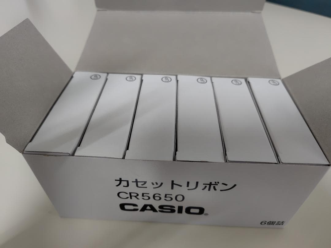 CASIO カセットリボン CR5650 6個入り