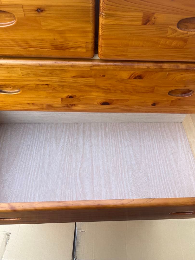 パイン材　木製 六段チェスト ハイチェスト タンス 洋服 収納 箪笥