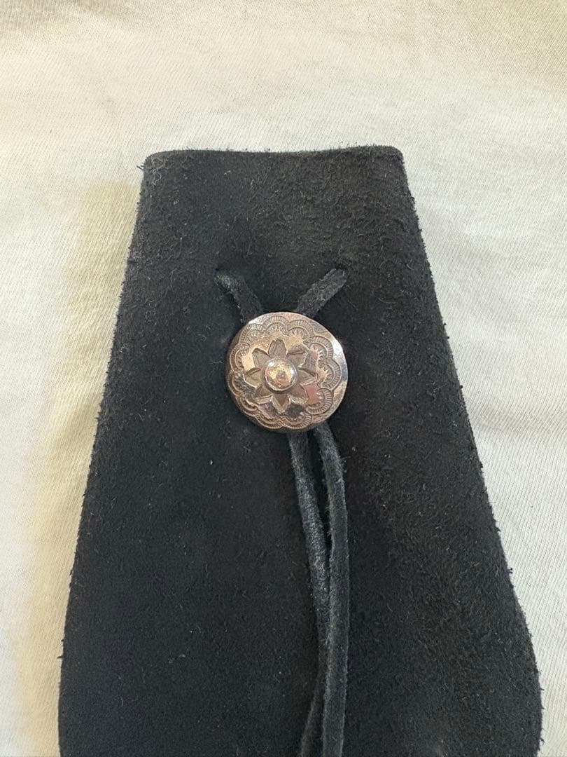 goro's ゴローズ シルバーコンチョ付 巾着ポーチ M