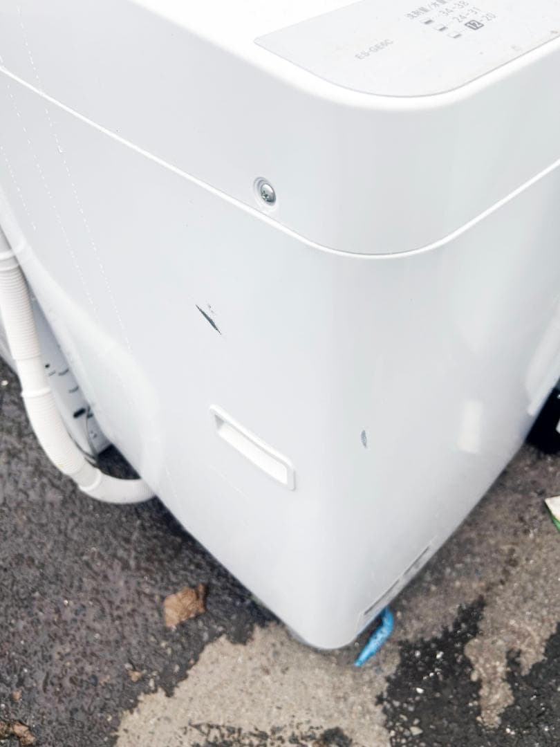 ★美品★SHARP 6kg 洗濯機【ES-GE6C-W】FQLI