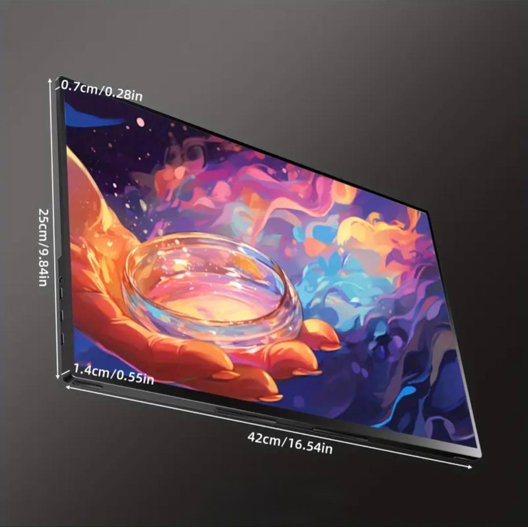 【2台セット】Ingknok 18.5インチ ポータブルモニターモバイルモニター