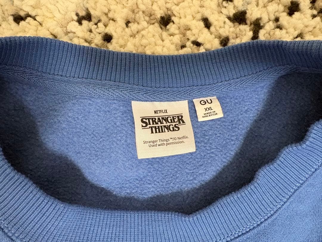 ストレンジャー・シングス / WSQK　ヘビーウェイトスウェット　GU　コラボ