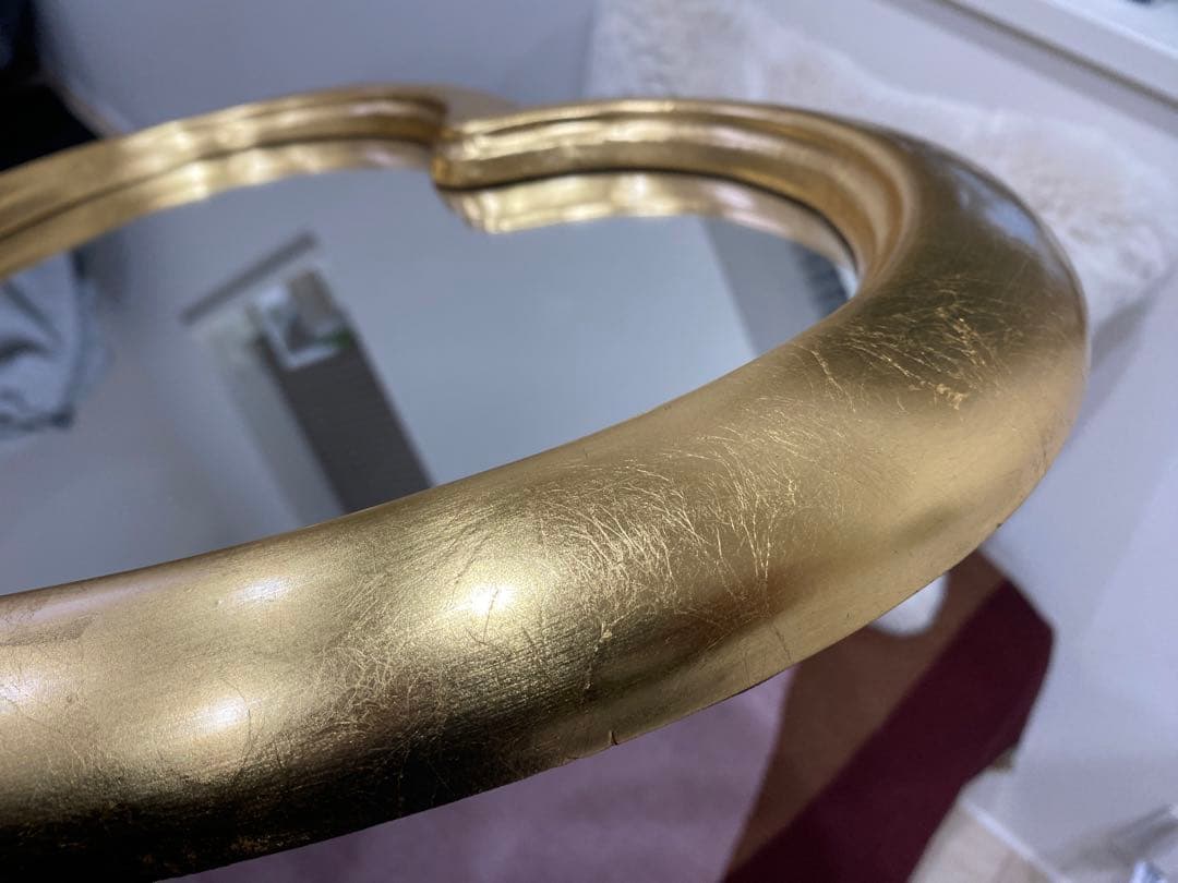 イタリア製 ハート型ミラー