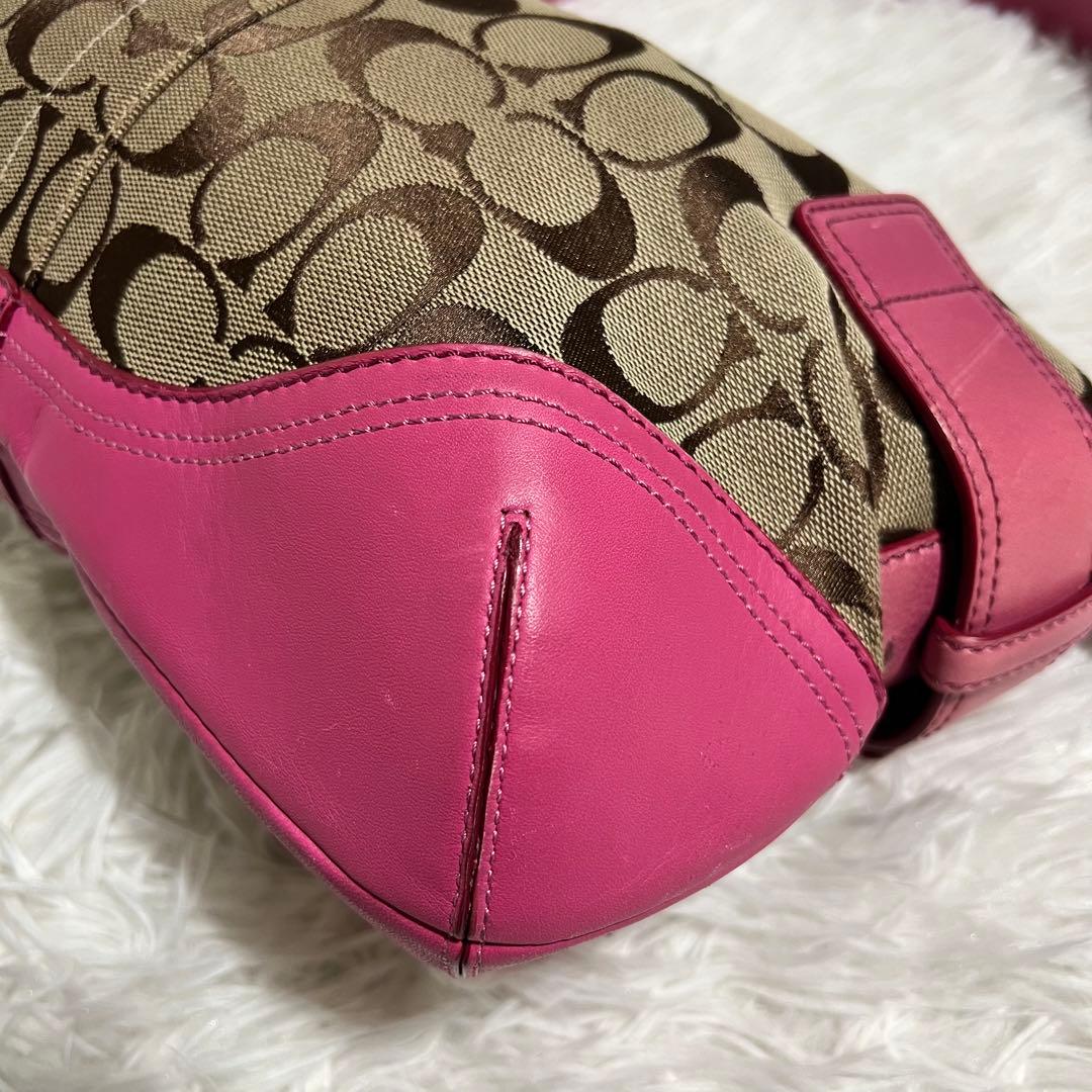 【希少色】COACH コーチ ワンショルダー 斜め掛け 2way ピンク