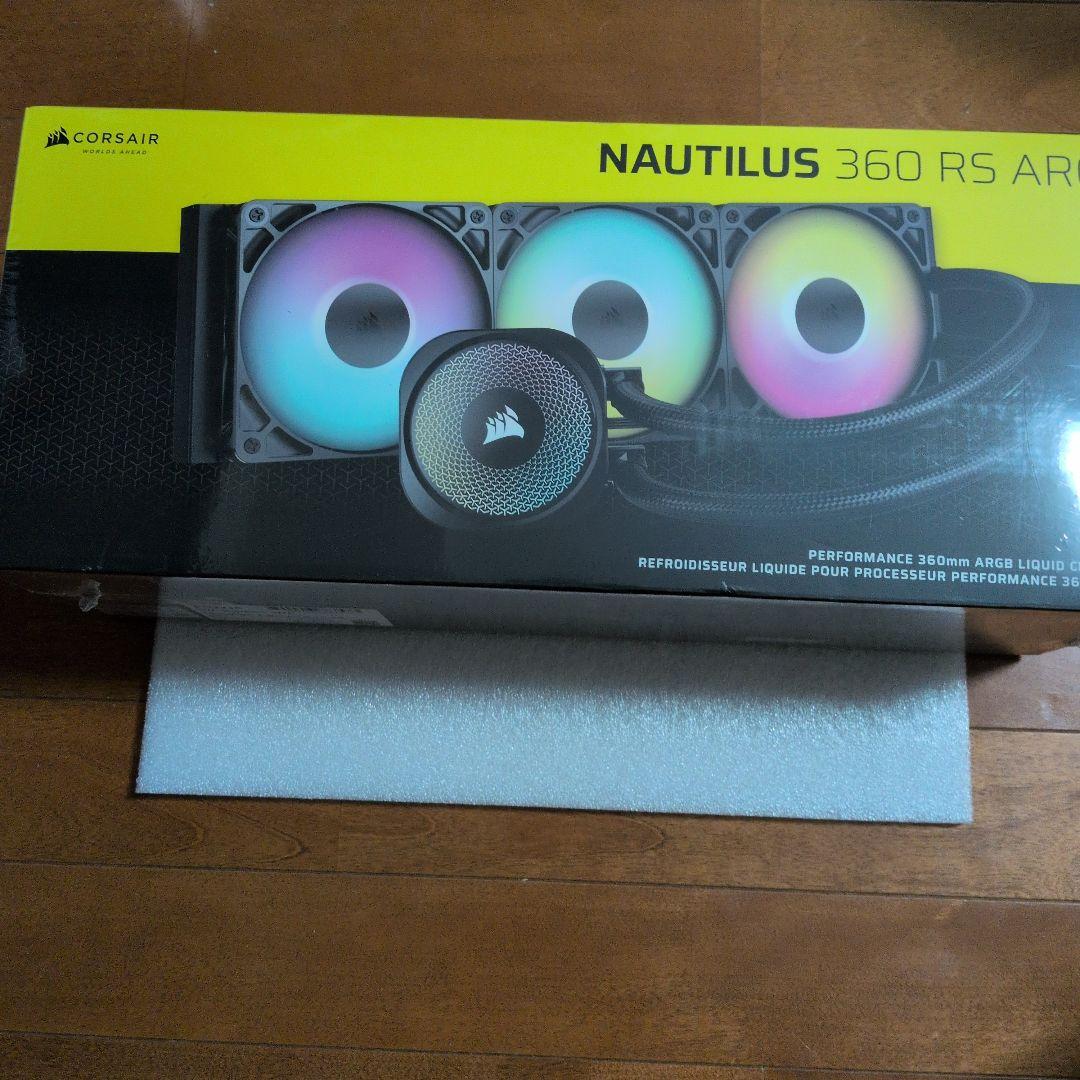 (新品未開封)CORSAIR NAUTILUS 360 RS ARGB BK