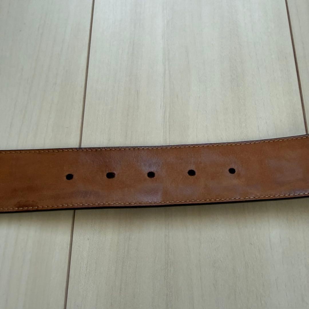 正規品　FENDI フェンディ FFロゴ バックル ベルト ブラック レザー