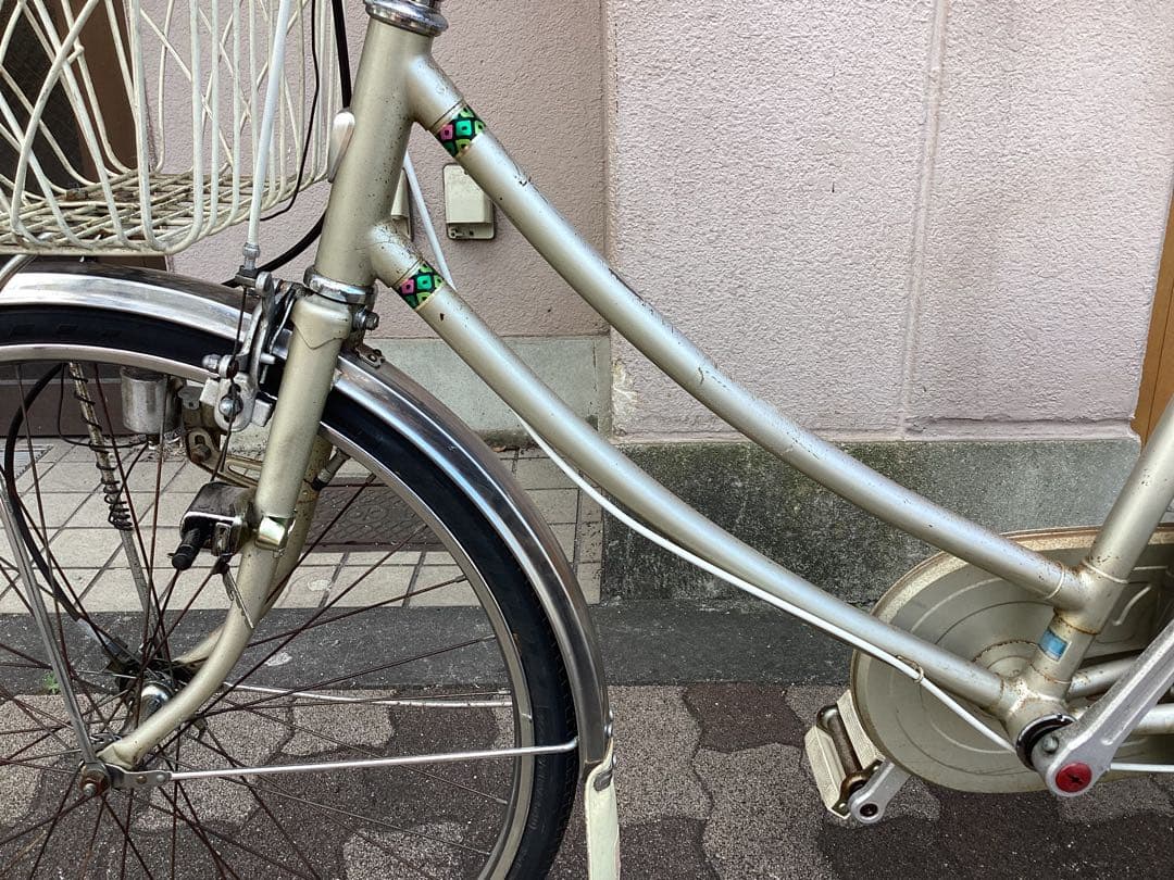 [昭和レトロ]National(ナショナル)24吋 ママチャリ 変速なし