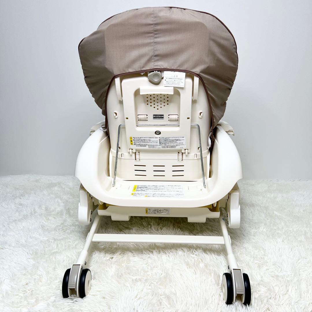 極美品 Combi ネムリラAT ハイローチェア 電動 バウンサー