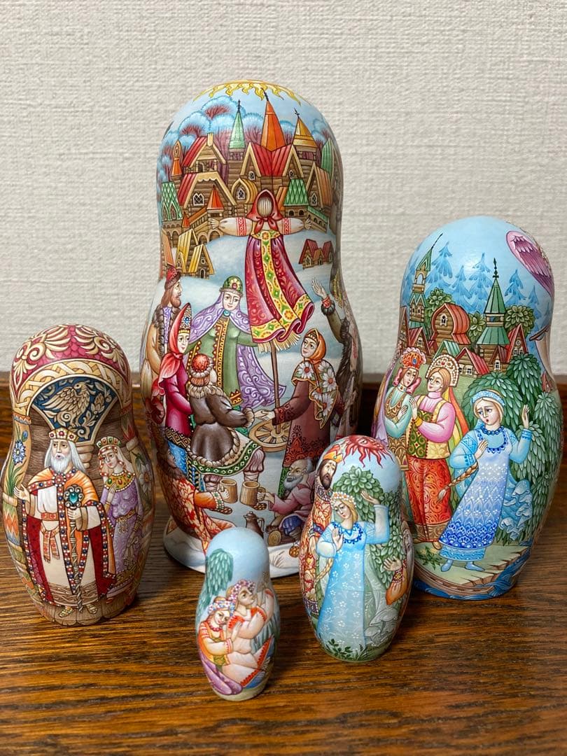 ロシア雑貨☆イコンマトリョーシカ雪娘スネグラーチカThe  Maiden