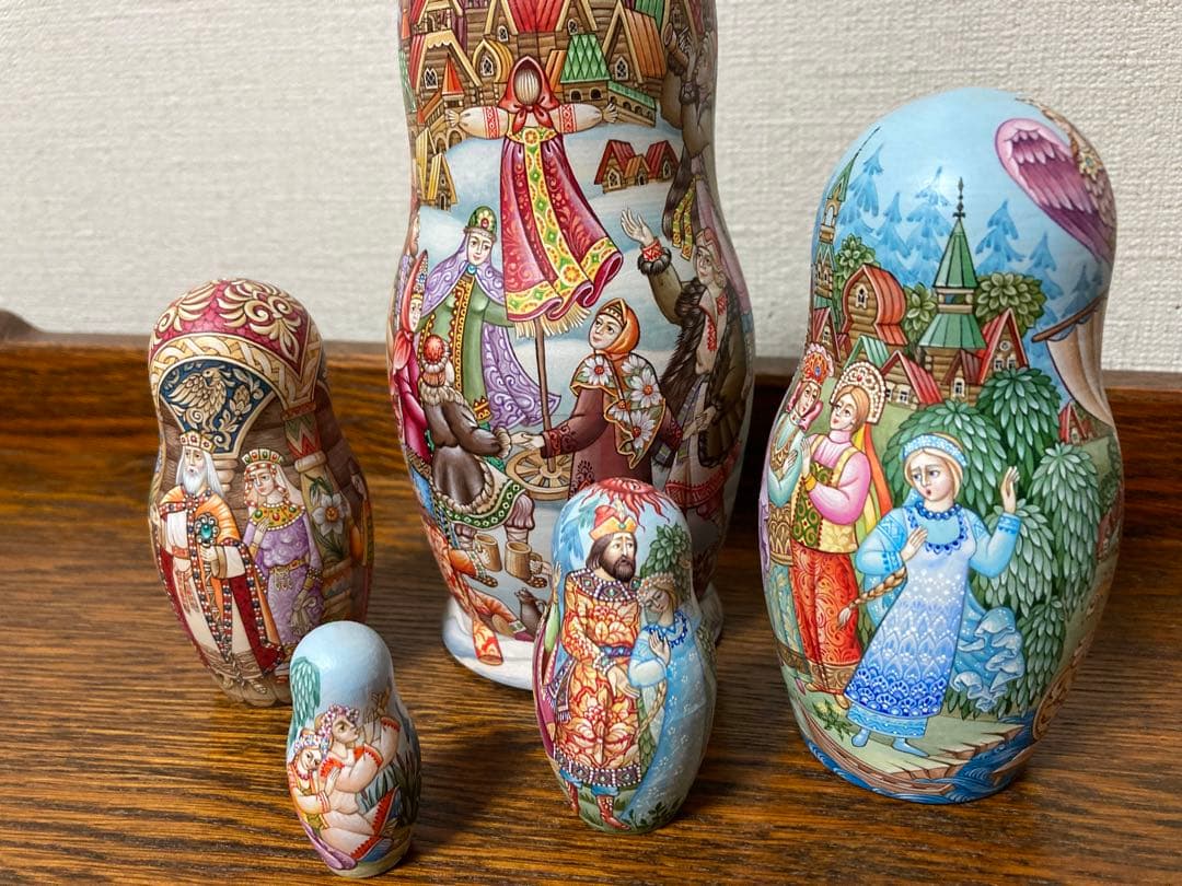 ロシア雑貨☆イコンマトリョーシカ雪娘スネグラーチカThe  Maiden