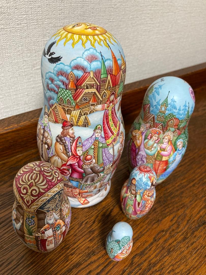 ロシア雑貨☆イコンマトリョーシカ雪娘スネグラーチカThe  Maiden