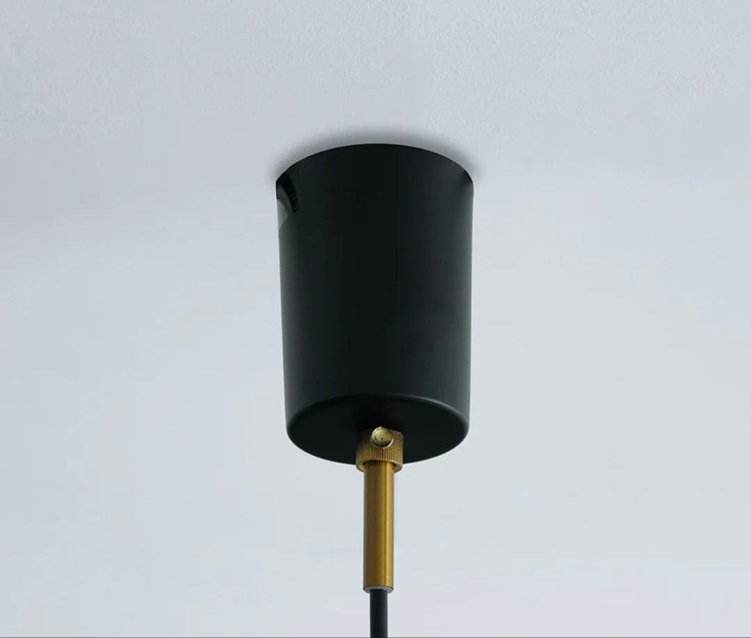 Oval × Geometric　紙細工のような ガラス ペンダントライト