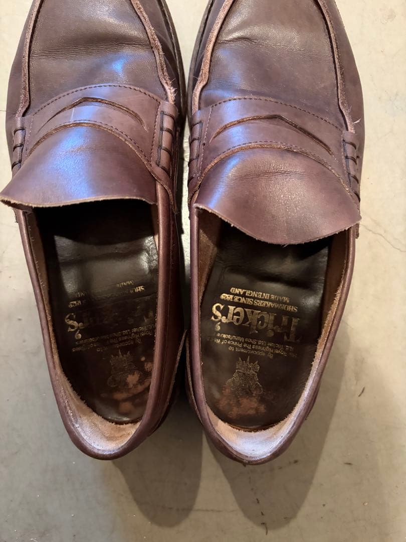 H*J様 トリッカーズ　ローファー　ブラウン　uk6.5 25cm アンラインド