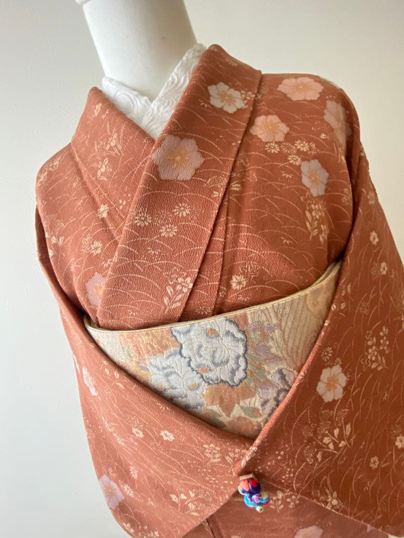 【BayKazzy様】落ち着いた雰囲気の付け下げ訪問着　正絹　袷