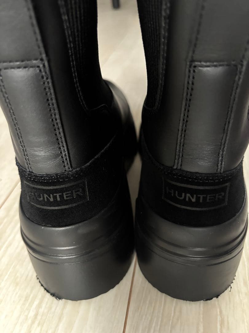 HUNTER レディース ブーツ-ブラック