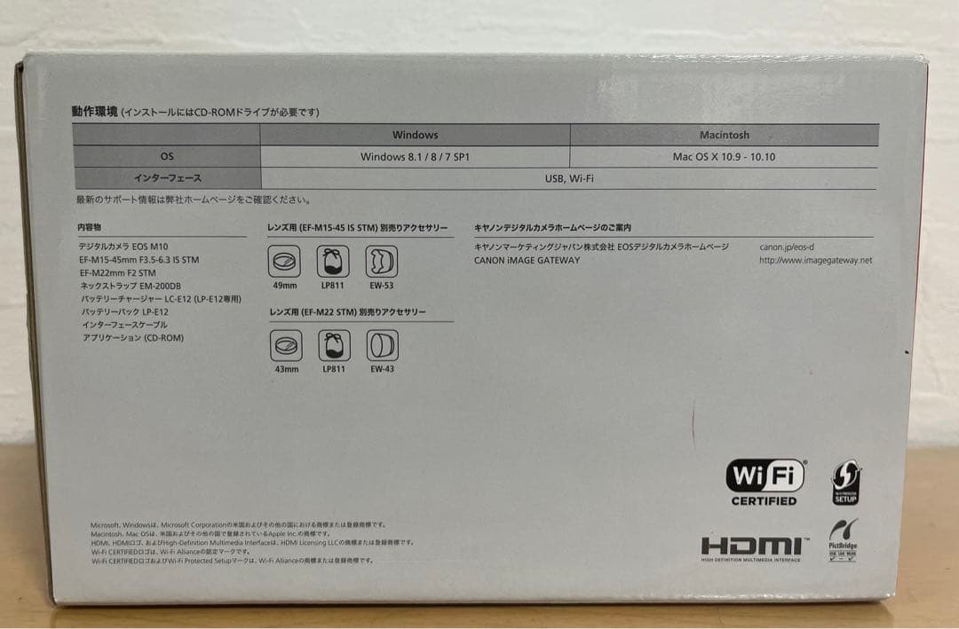 【美品】Canon EOS M10 ミラーレス