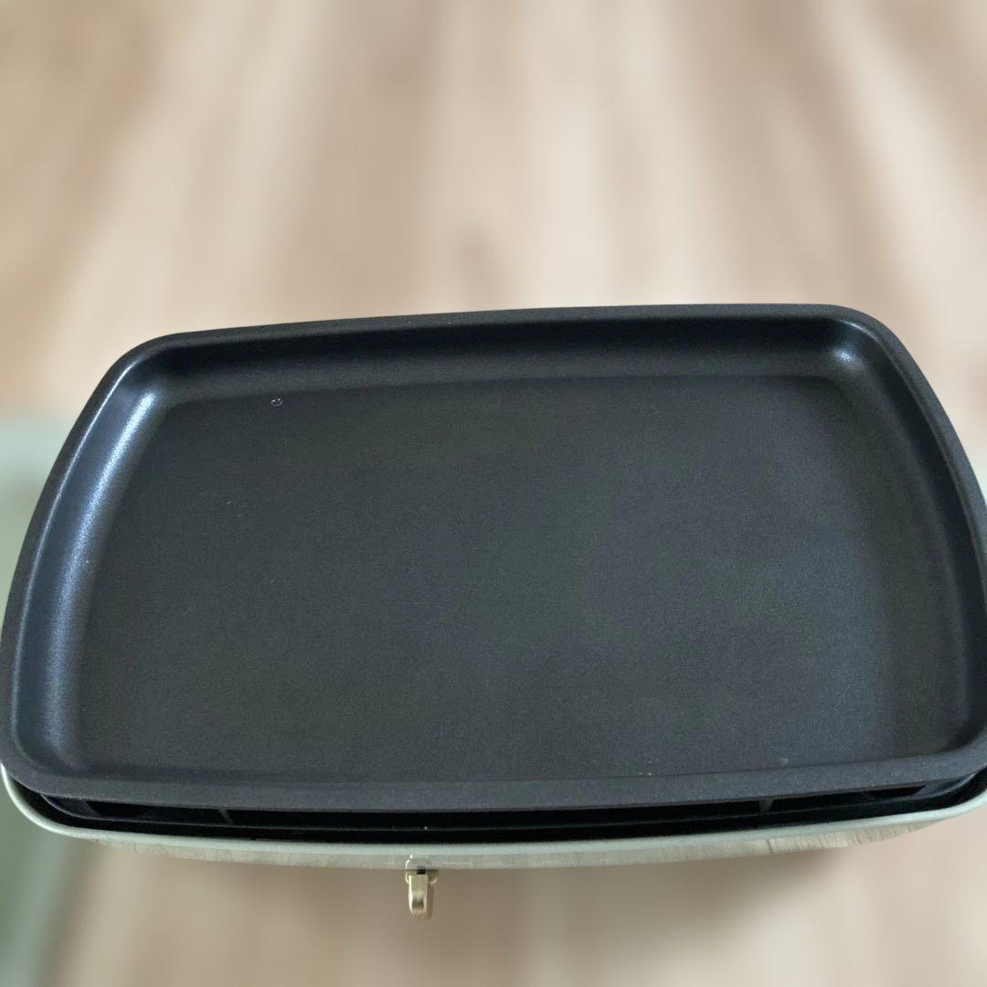 Bruno 蓋付きホットプレート アイボリー