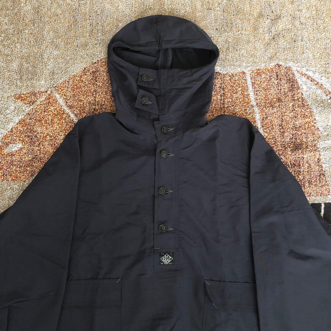 ポストオーバーオールズ NAVY PARKAプルオーバーアノラックcorona