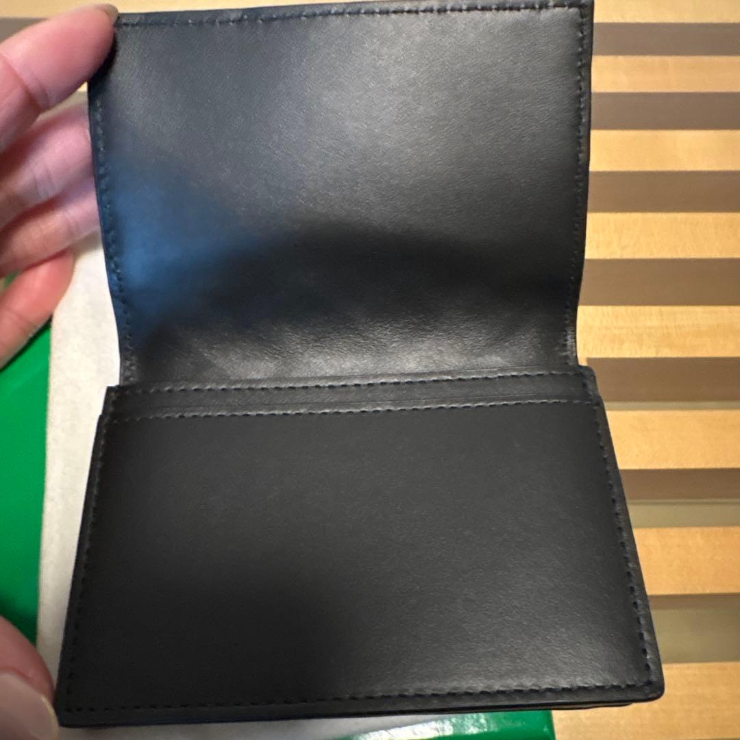 【美品】ボッテガBOTTEGA VENETA イントレチャート カードケース