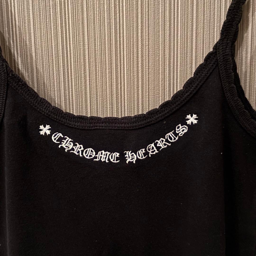CHROM HEARTS クロムハーツ キャミソール ブラック 美品