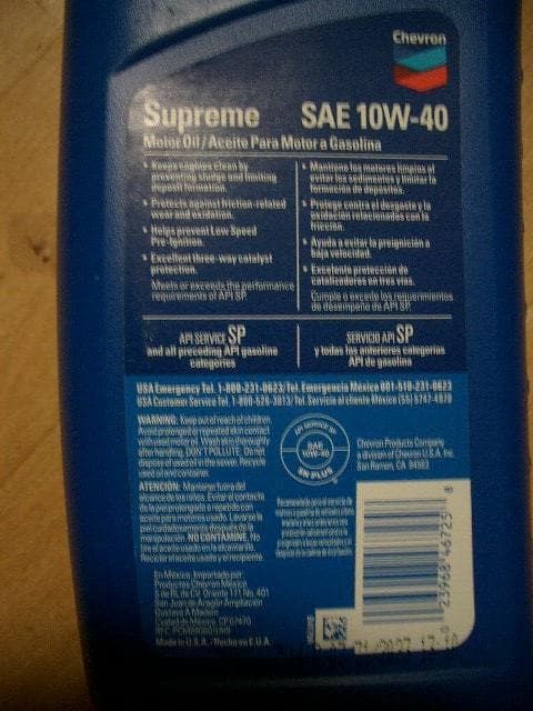 1014【送料無料】 10W-40 シェブロン 946mlx11本 SP