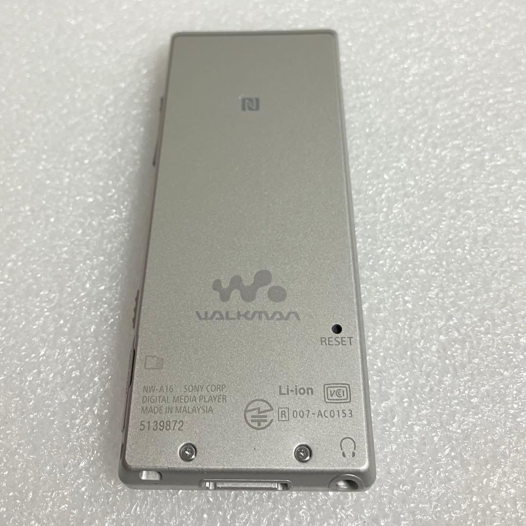 【ディスプレイ　バッテリ良好】ソニー　ウォークマン　NW-A16 32GB 白銀