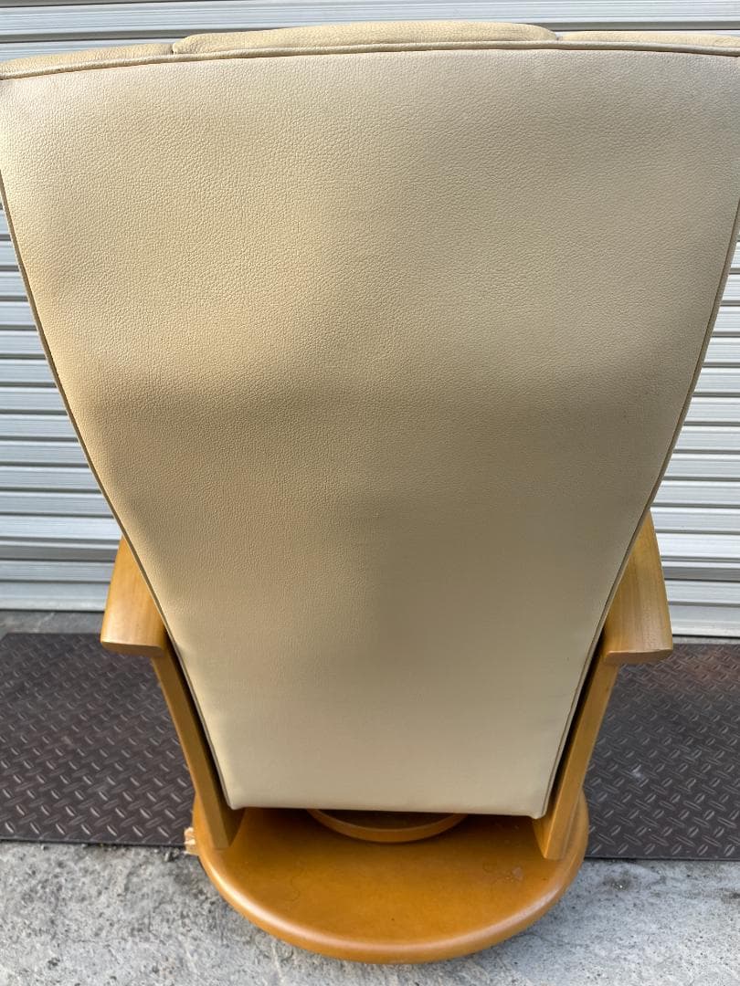 ★ カリモク ソファ リクライニング 木製アームレスト 105x70x75cm