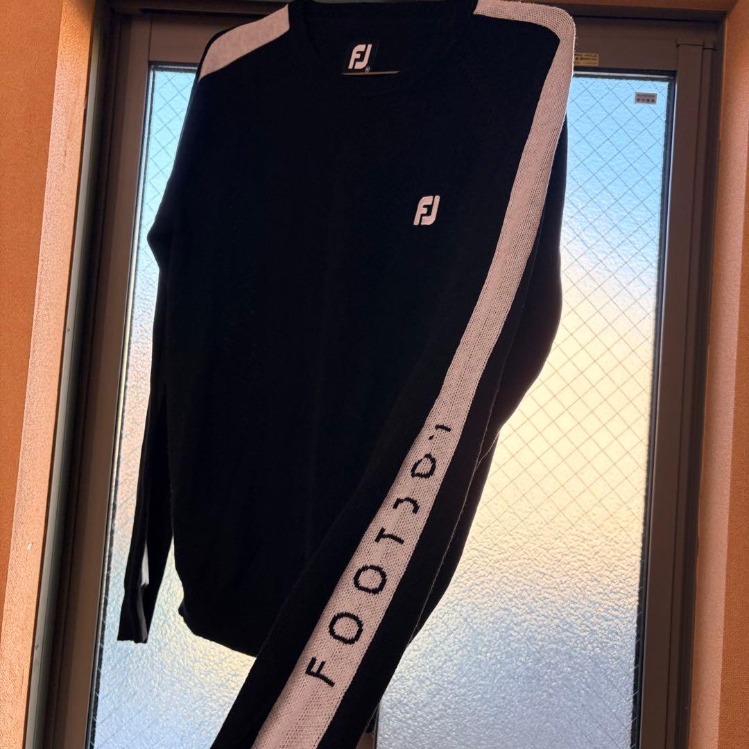 FJ ストライプ長袖ポロシャツとセーターセット