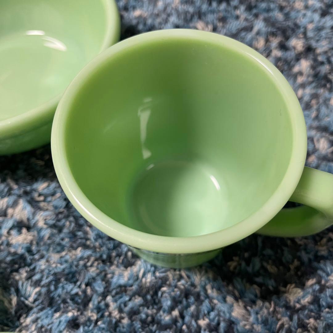 ファイヤーキング 翡翠色 食器 6点セット バラ売り不可 最終値下げ