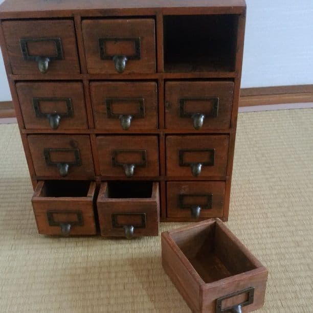 レトロ風小物入れ