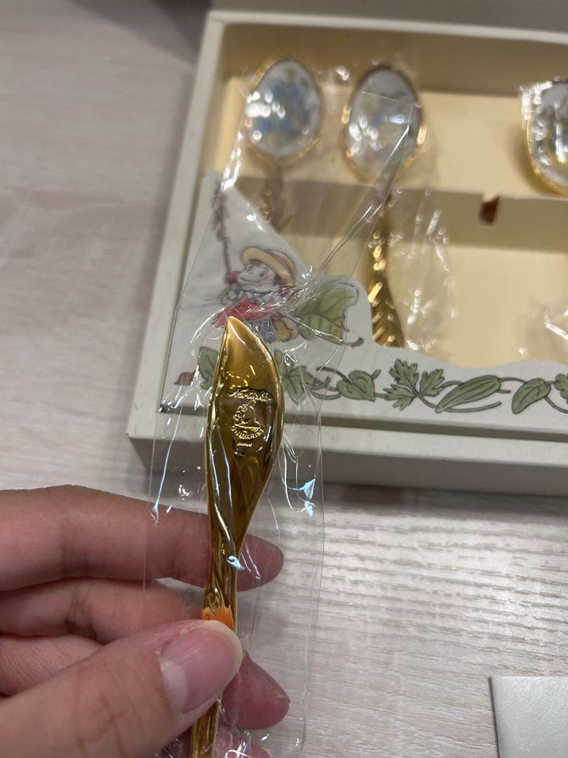 となりのトトロ　ノリタケ　スプーン　ゴールド　5本セット