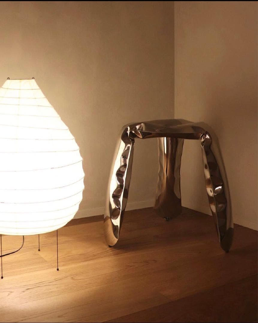 Zieta Plopp スツール シルバースツール