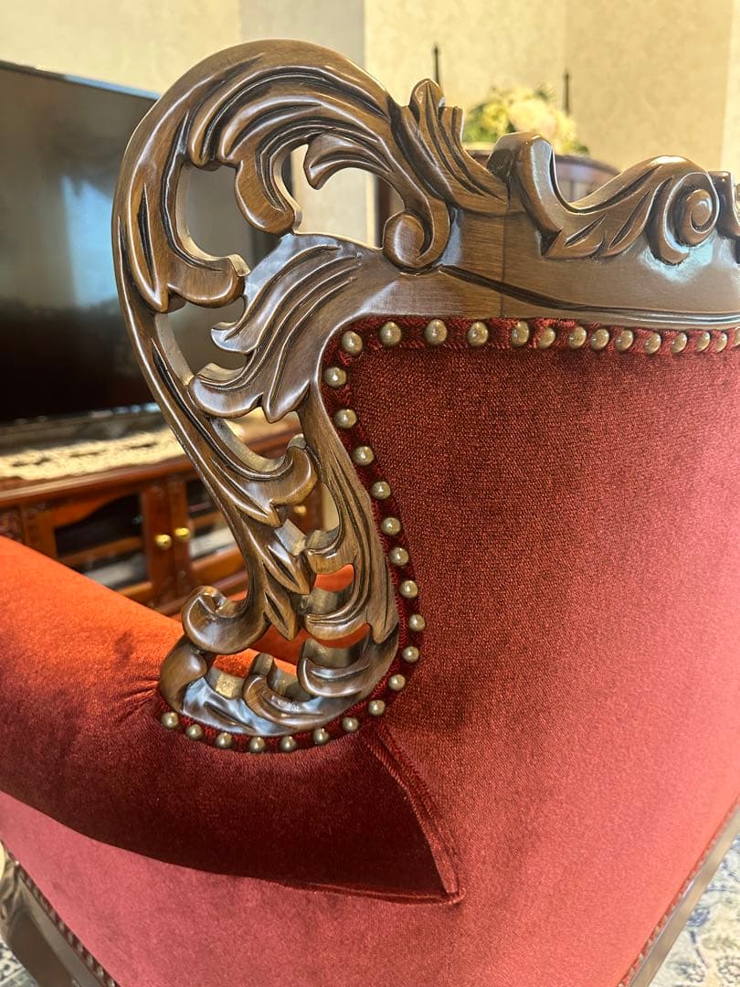 vivi &coco アンティーク ソファー 2人掛け 美品