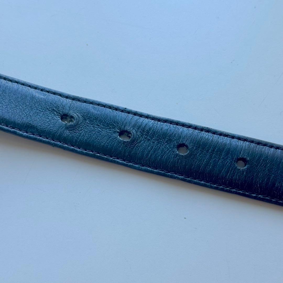 【CELINE】セリーヌ　トリオンフ　ベルト　シルバー　ブラック