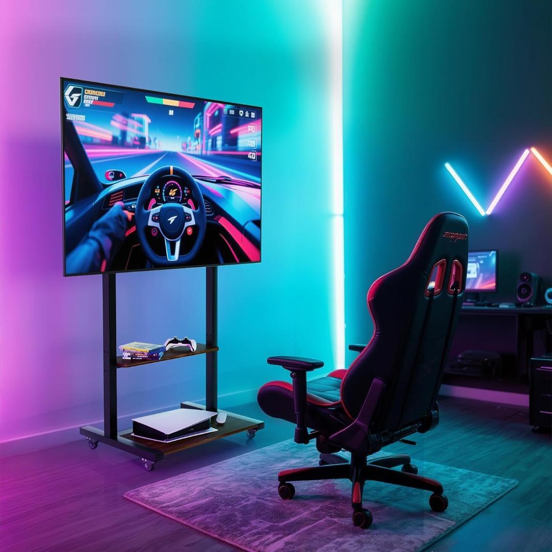 テレビスタンド テレビ台 キャスター付き モニタースタンド 40-100インチ