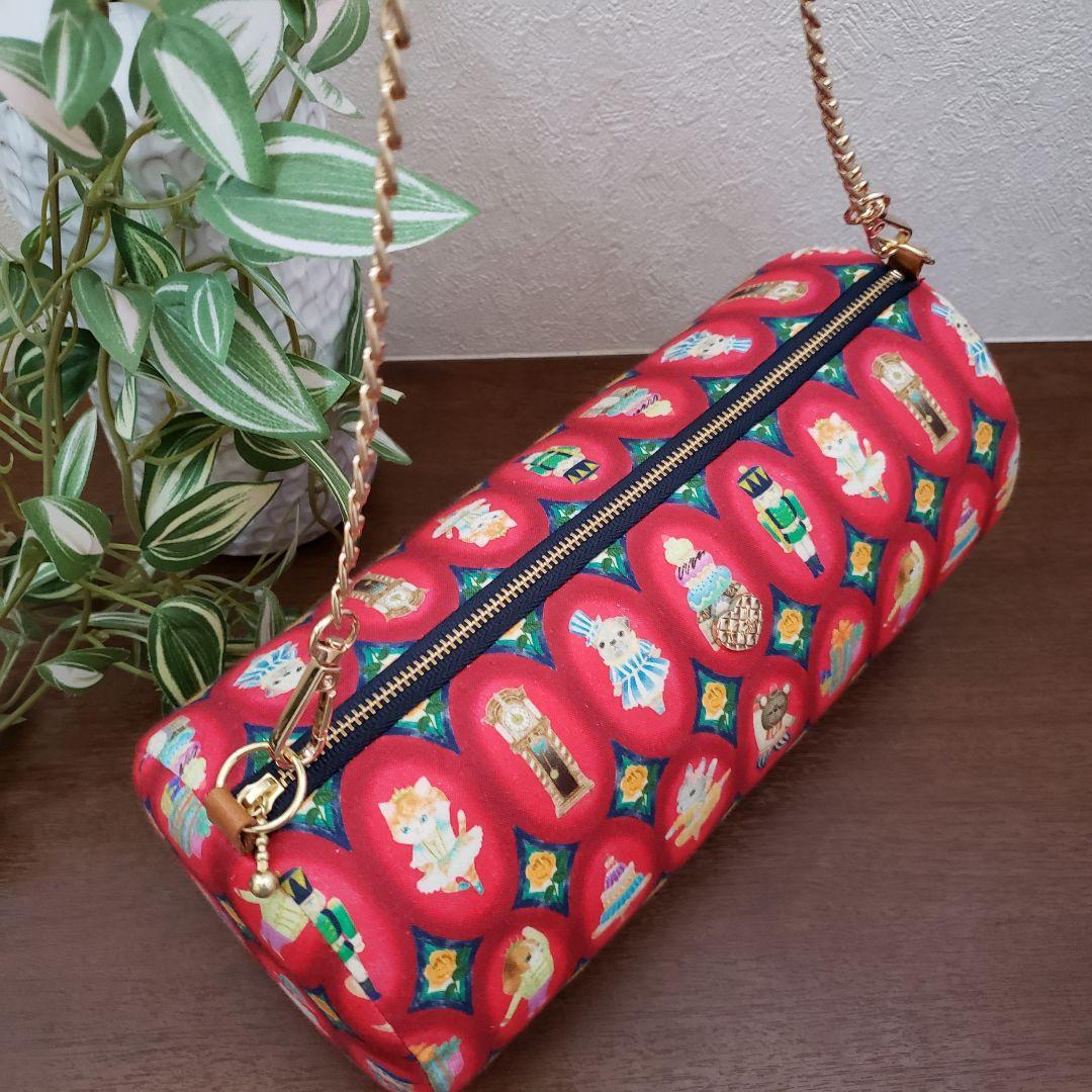 【ピカピカ様ご確認用】ꕤ︎︎ハンドメイド ユキエモン ⚘ドラムロールバッグ