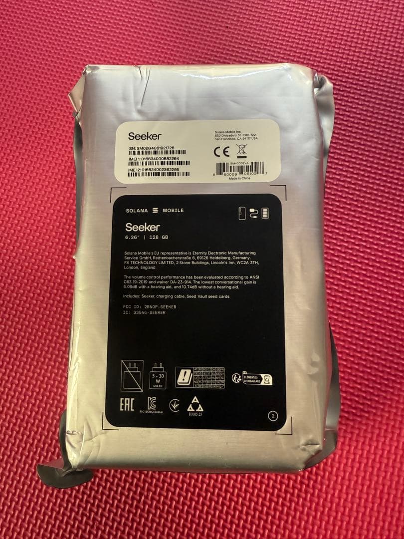 Seeker スマートフォン 128GB ケースとスクリーンプロテクター付き