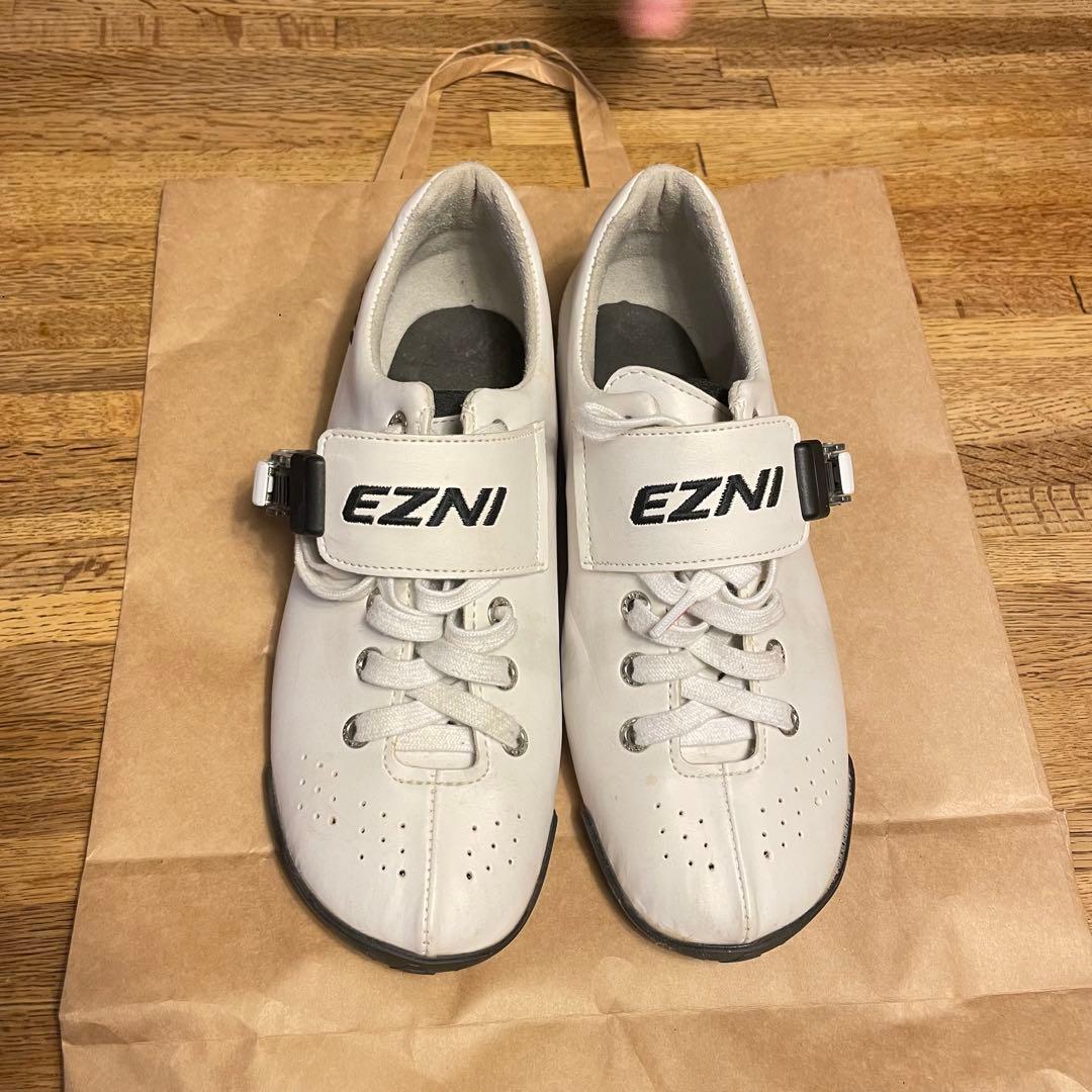 EZNI 自転車シューズ　トラックシューズ　25.5cm 競輪　ハンドメイド美品