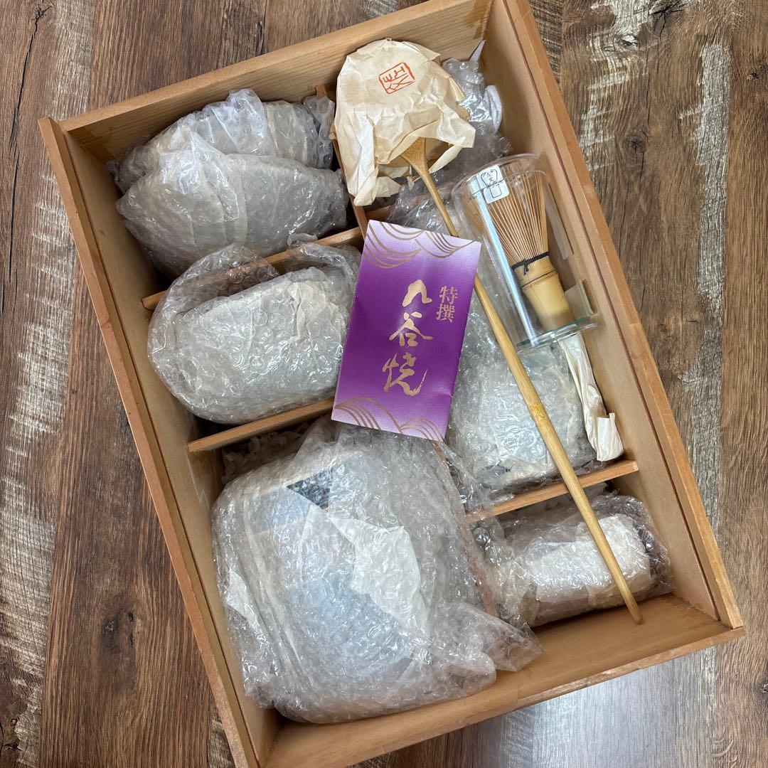 茶道具セット　共箱　九谷焼　陶寿造　11点