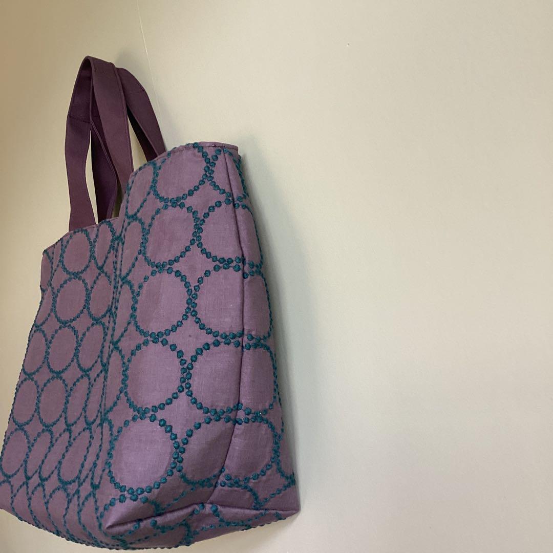 ひろきちです！ミナペルホネンタンバリントートバッグハンドメイド